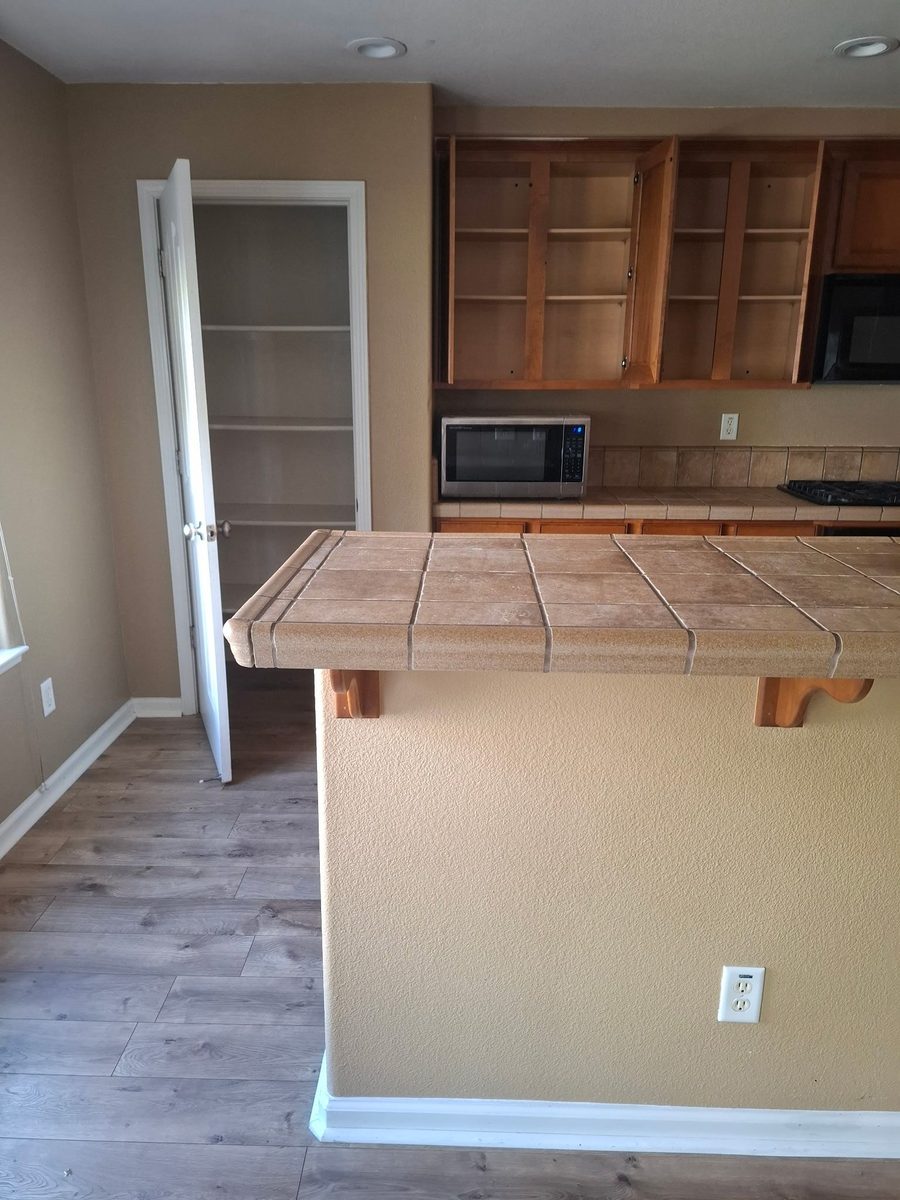 kitchen ready for handover