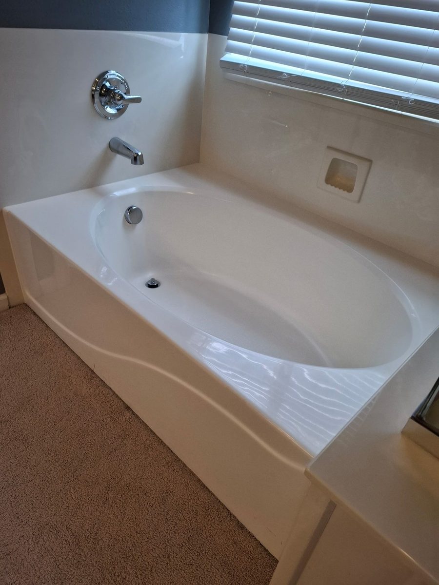 soaking tub cleaned