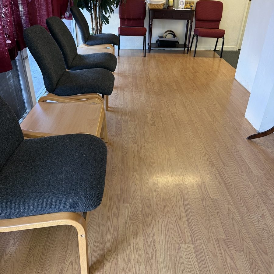 lobby wood floor