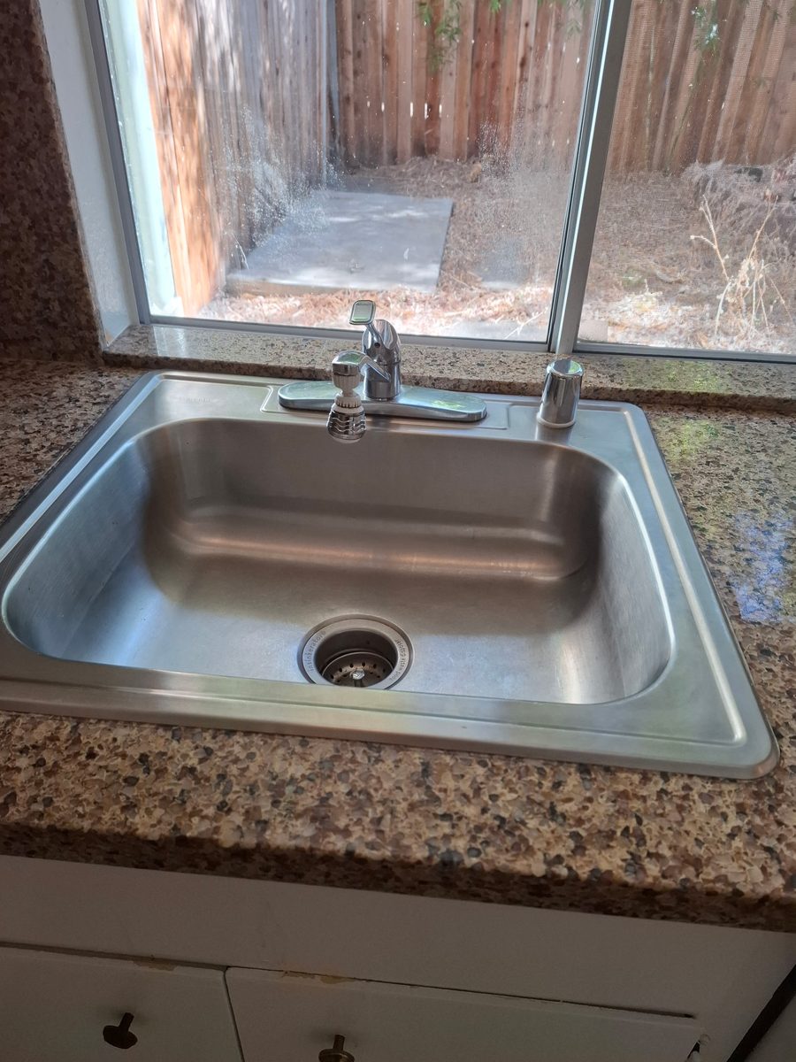 kitchen sink polished