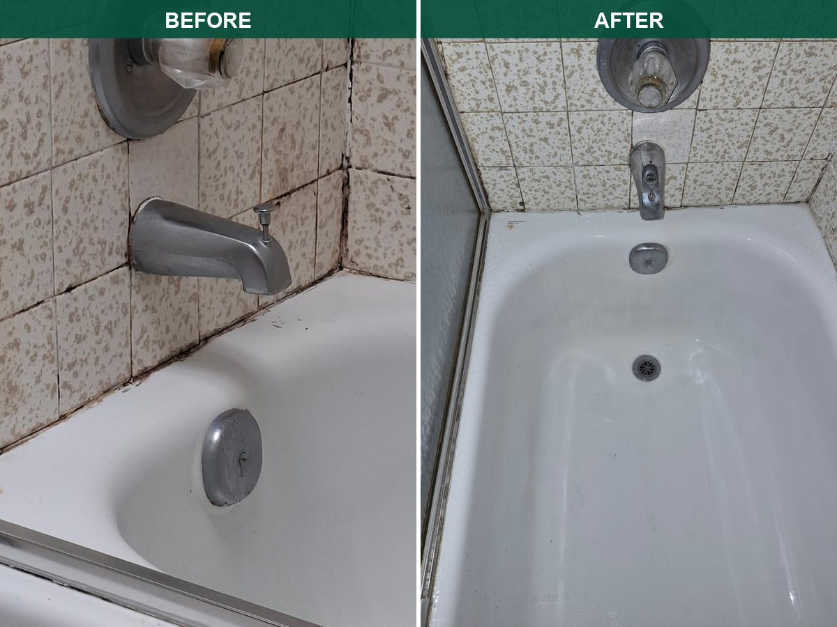 bathtub before and after