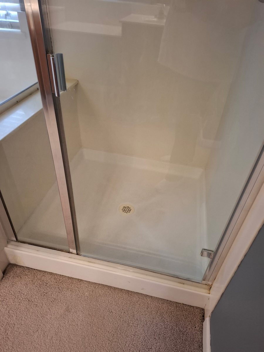 shower enclosure cleaned