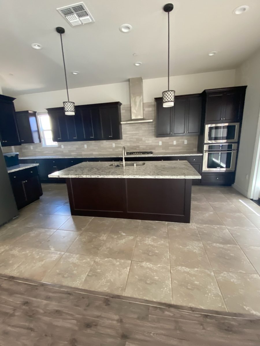 kitchen after a full clean