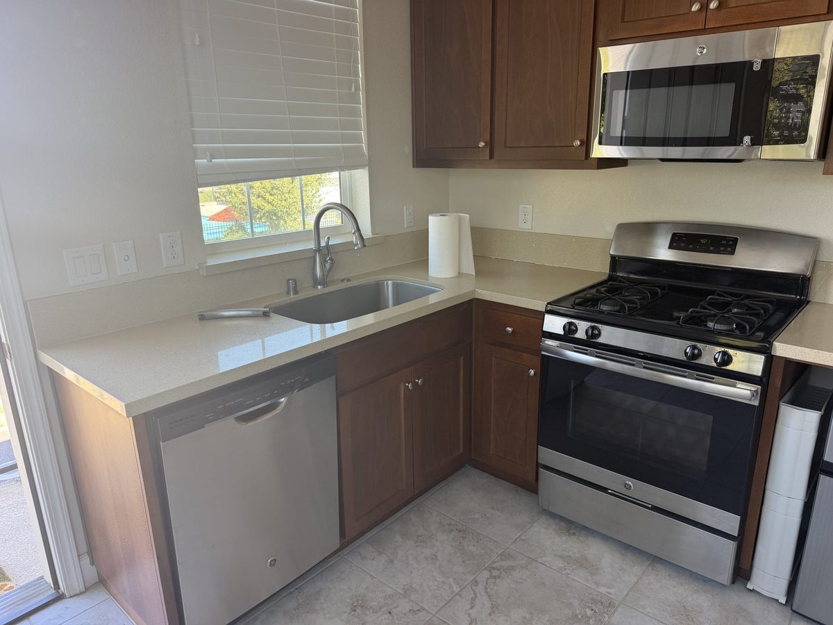 kitchen ready for handover