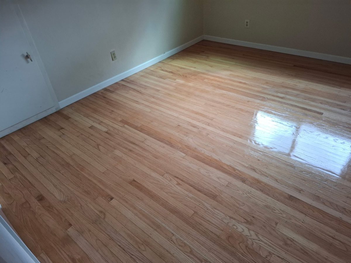 hardwood floors polished
